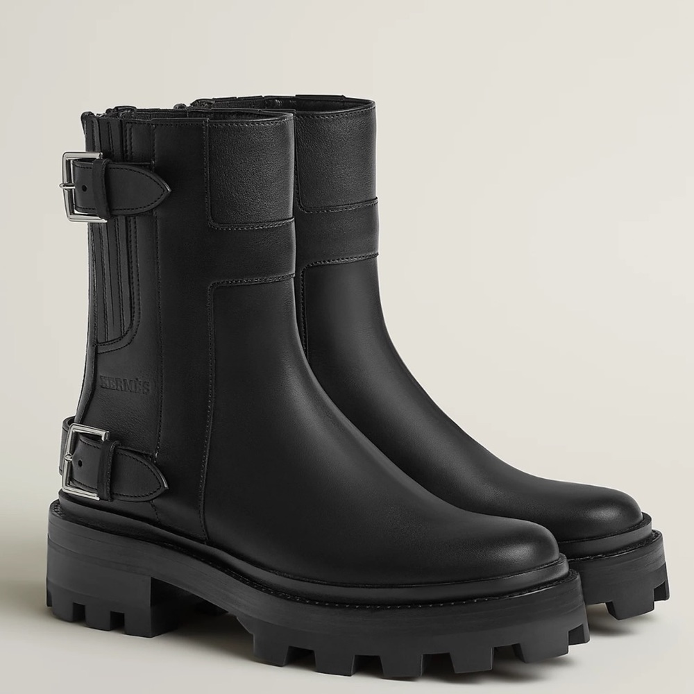 HERMES jaimy Ankle Boots 39.5